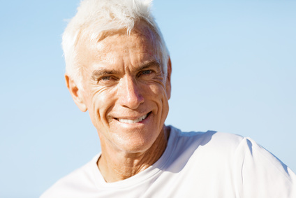 Portrait of healthy senior man